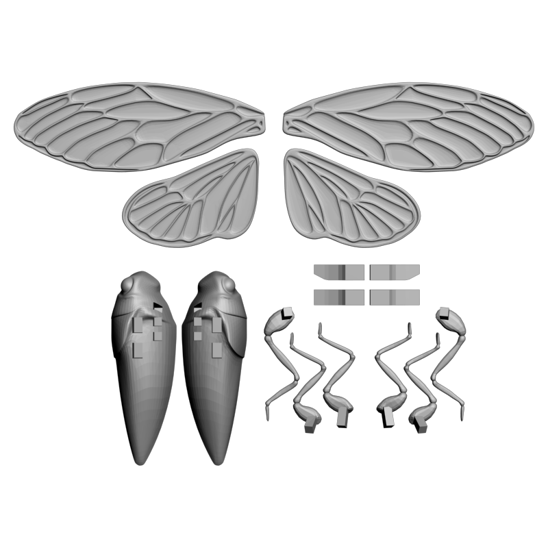 картинка Цикада F3-058 3D-STL.COM