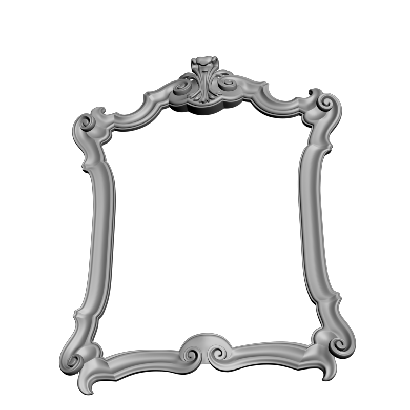 картинка Рамка резная D14-618 3D-STL.COM