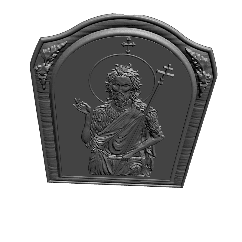 картинка Святой Иоанн Предтеча V3-219 3D-STL.COM