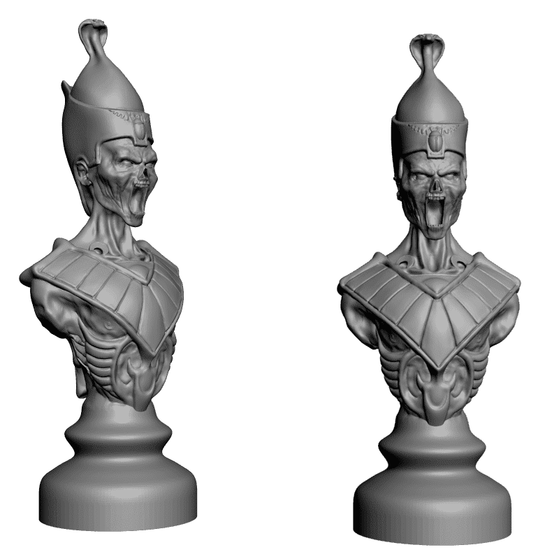 Шахматы Manopoulos 3d model