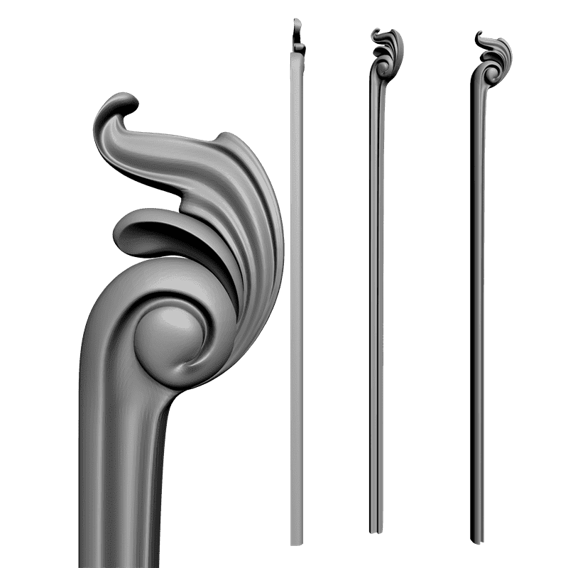картинка Накладка резная D10-088 3D-STL.COM