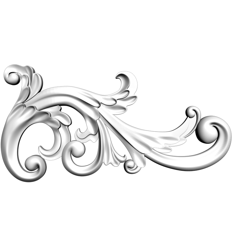 картинка Накладка резная D10-280 3D-STL.COM