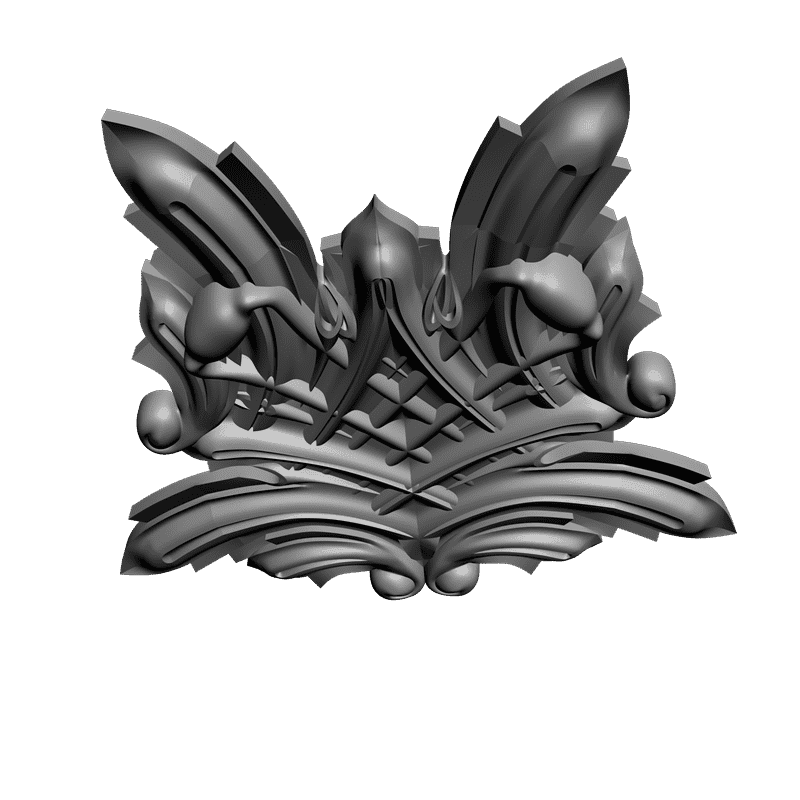 картинка Накладка резная D10-021 3D-STL.COM