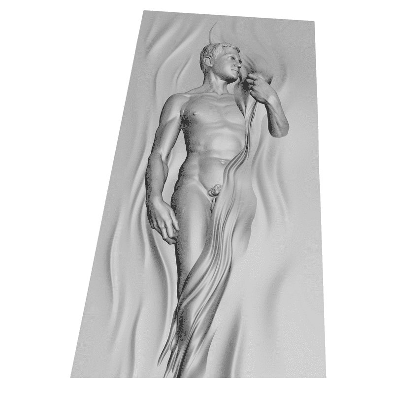 картинка Дверь резная H3-003 3D-STL.COM