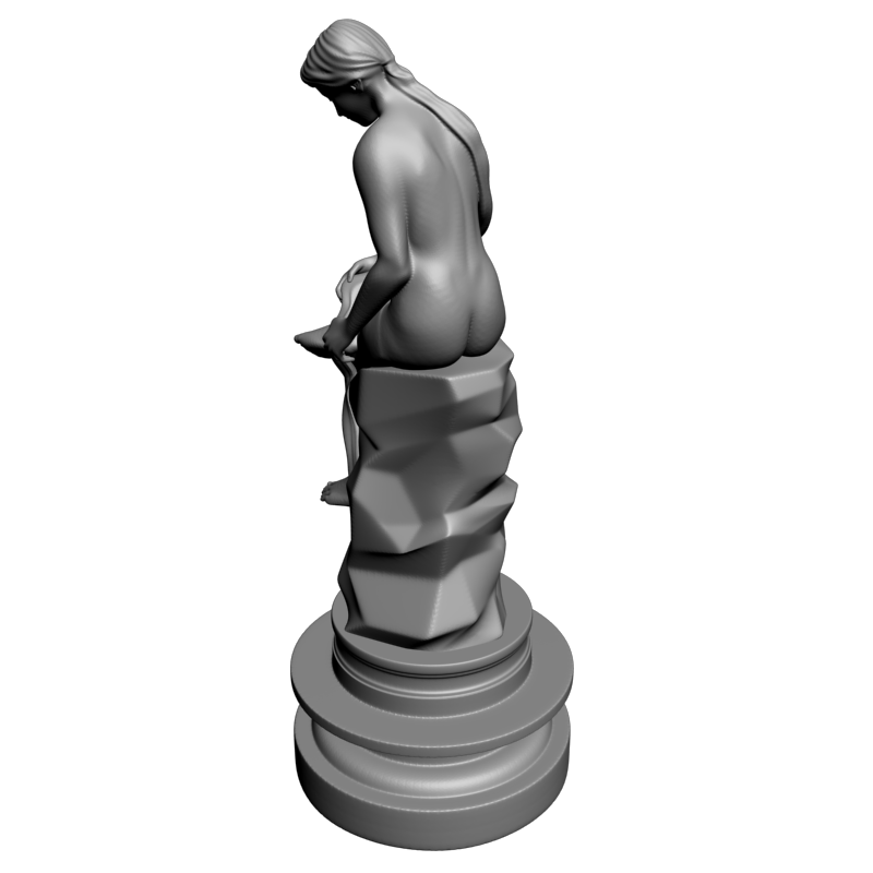 картинка Голая девушка L3-206 3D-STL.COM