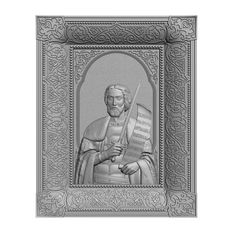 картинка Александр Невский V3-399 3D-STL.COM