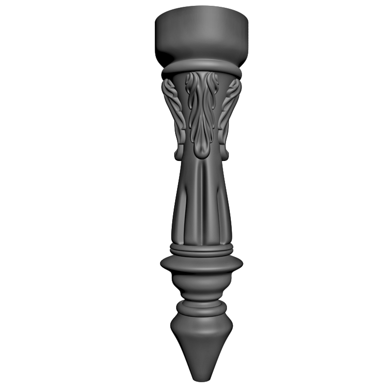 картинка Ножка мебельная M6-111 3D-STL.COM