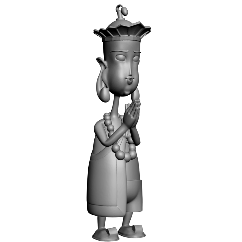 картинка Паломничество -Тан Сен PI1-238 3D-STL.COM