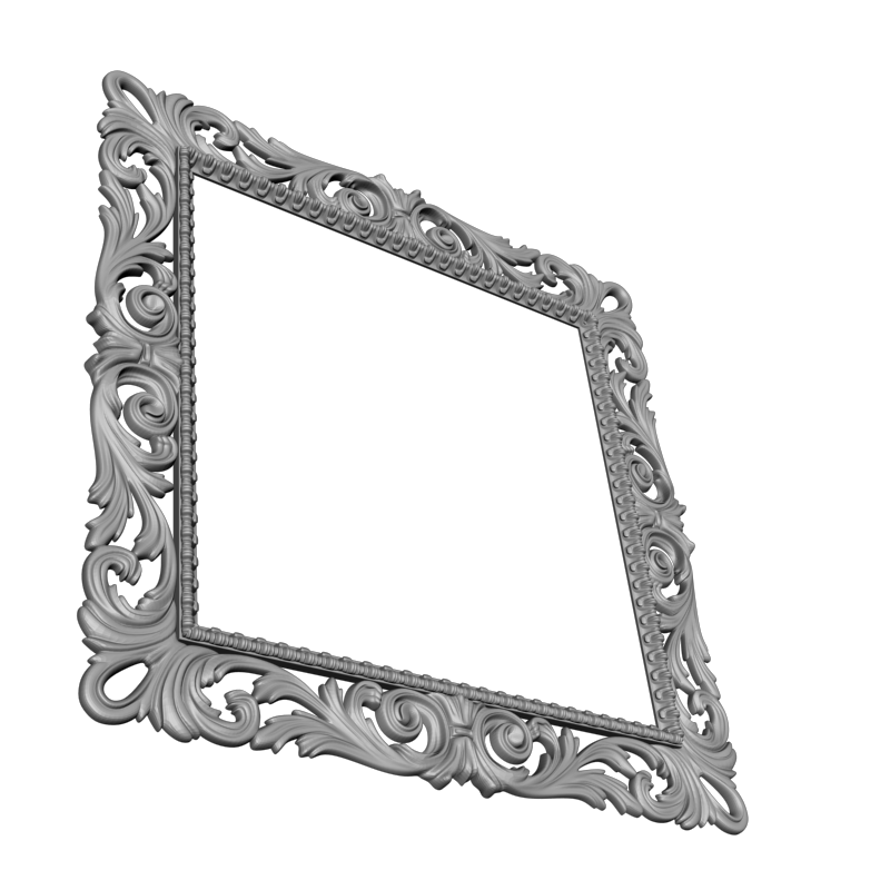 картинка Рамка резная D14-639 3D-STL.COM