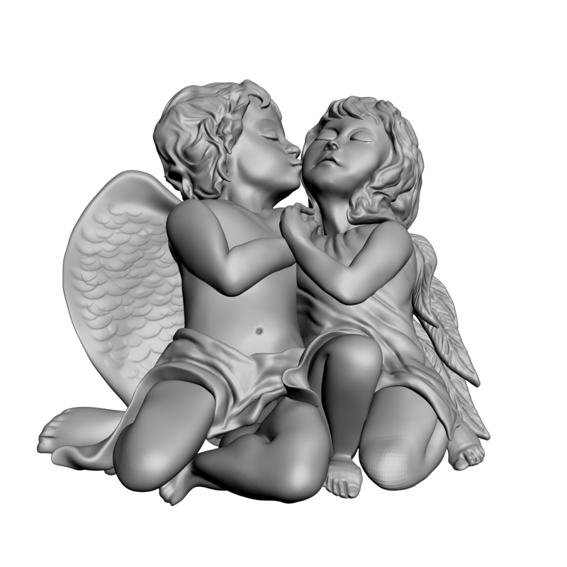 картинка Ангелы любви V1-061 3D-STL.COM