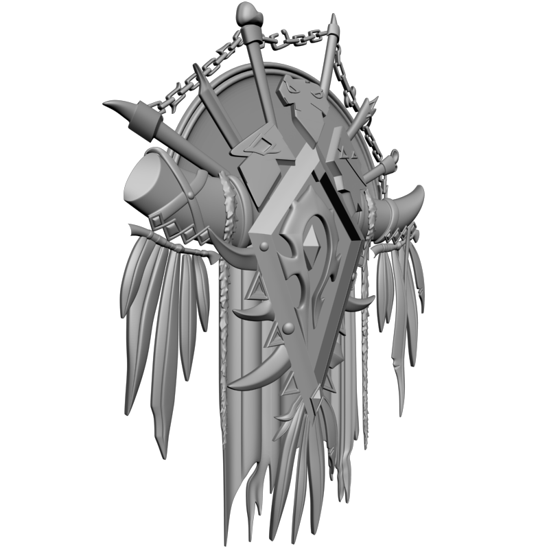 картинка Знамя Орды RG3-076 3D-STL.COM