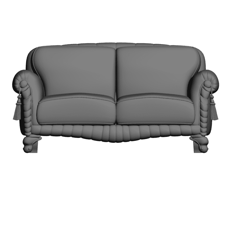 картинка Двухсекционный диван M1-027 3D-STL.COM