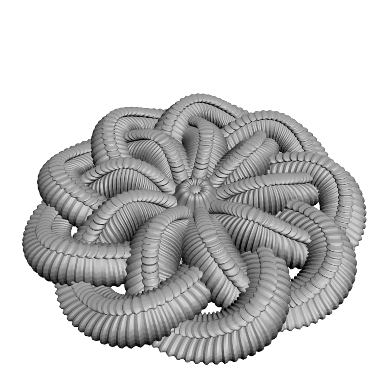картинка Розетка резная D16-355 3D-STL.COM
