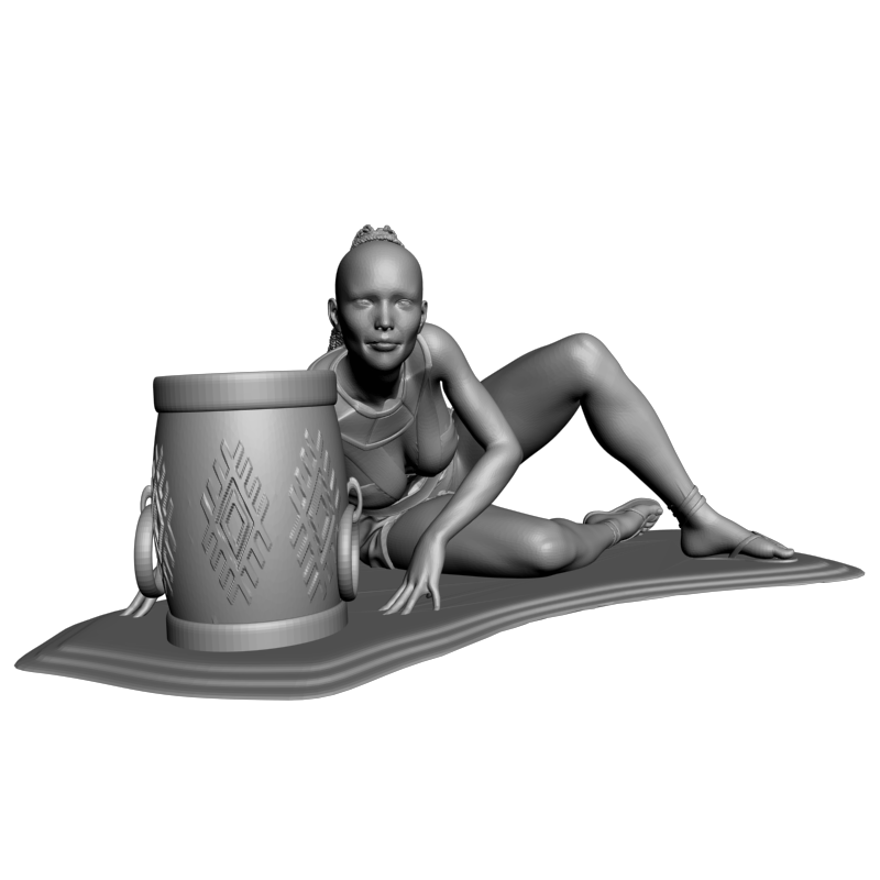картинка Восхетительная дикарка L3-392 3D-STL.COM