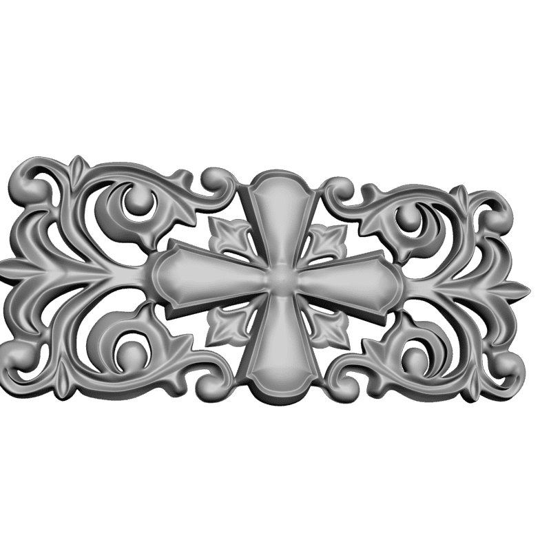 картинка Накладка с крестом V9-058 3D-STL.COM