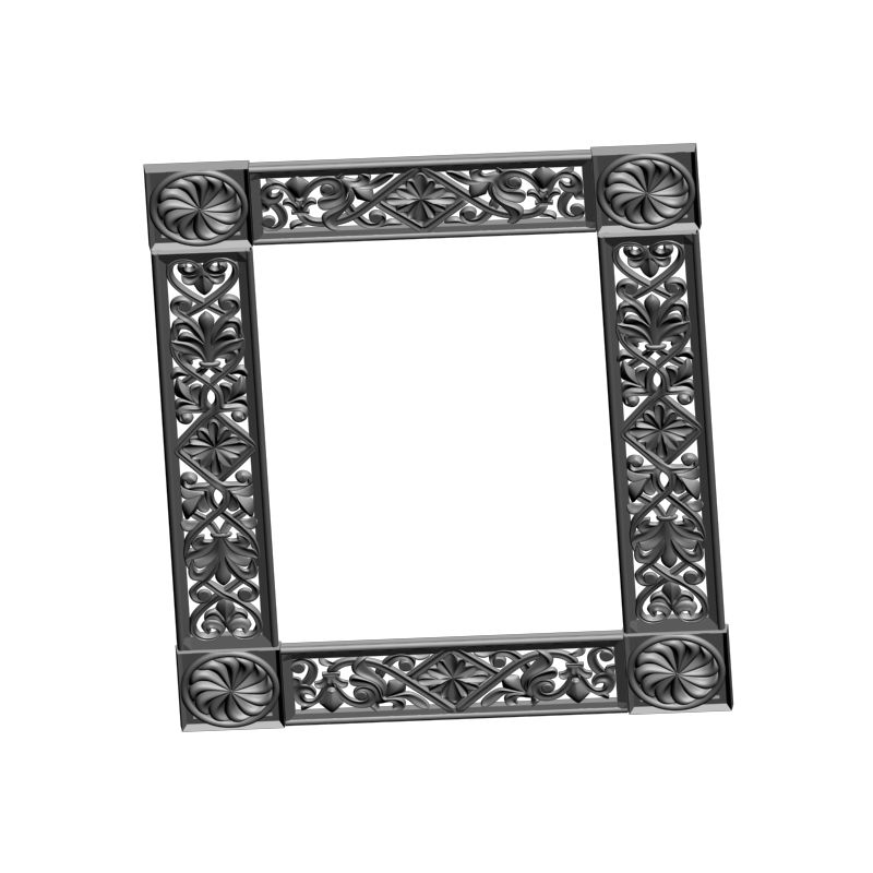 картинка Рамка резная D14-586 3D-STL.COM