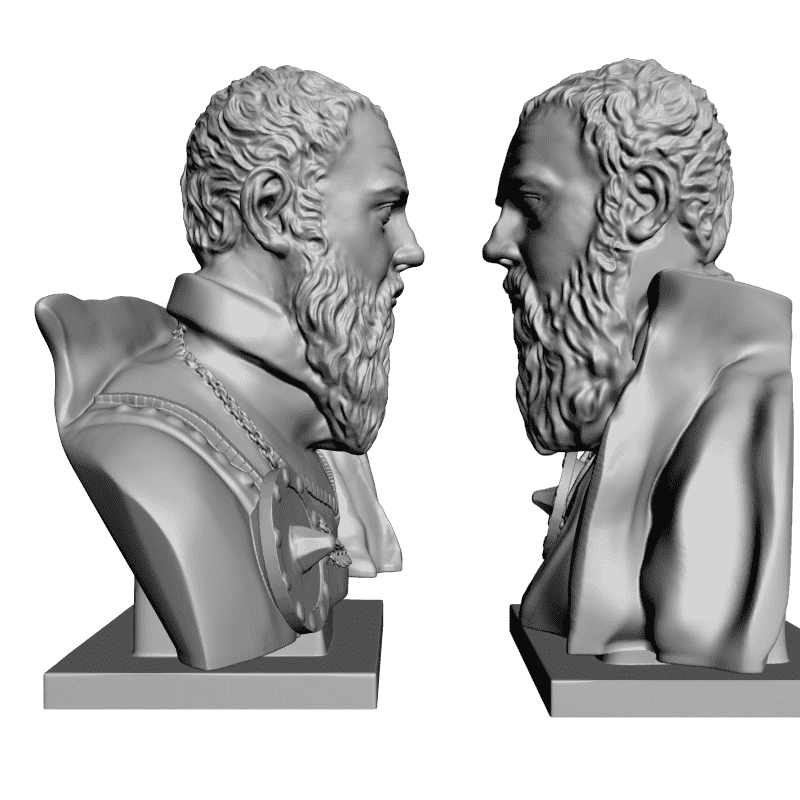 картинка L2-041 Бюст 3D-STL.COM