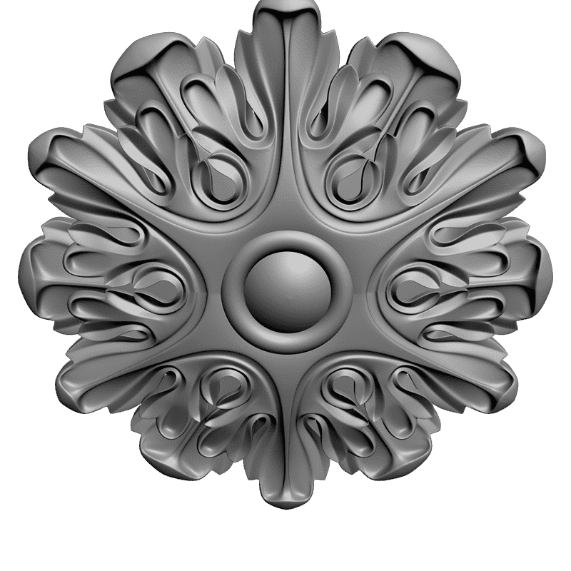 картинка Розетка резная D16-023 3D-STL.COM