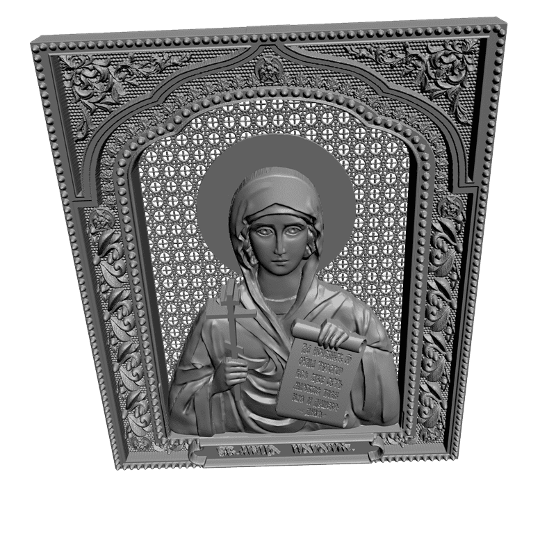 картинка Святая мученица Наталия V3-159 3D-STL.COM