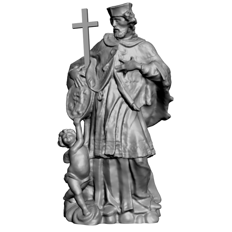 картинка Святой Евгений V9-074 3D-STL.COM