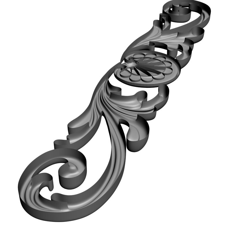 картинка Накладка декоративная D10-351 3D-STL.COM