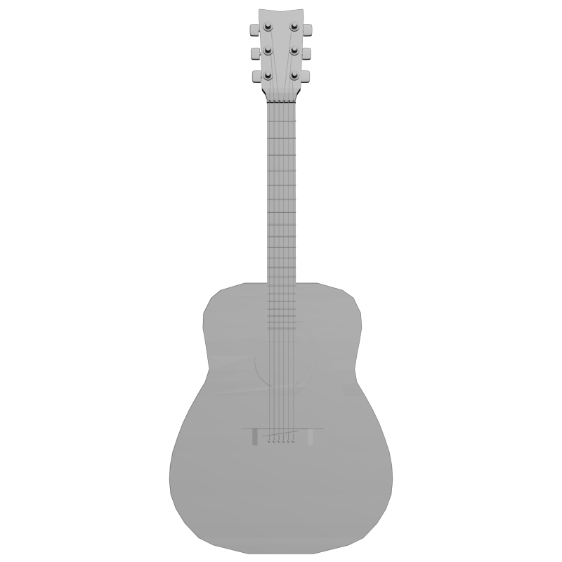 картинка Гитара P2-010 3D-STL.COM
