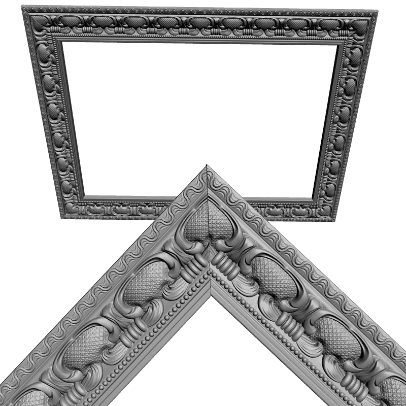 картинка Рама для картины D14-153 3D-STL.COM
