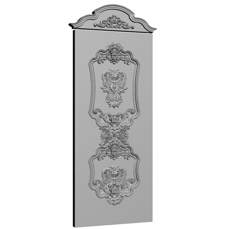 картинка Двери резные H3-057 3D-STL.COM