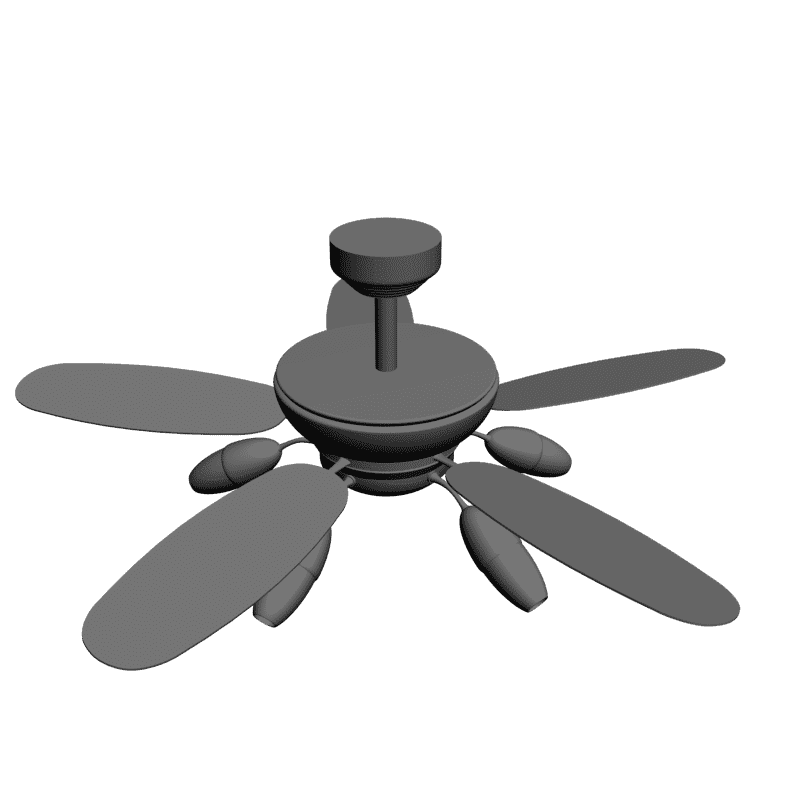 картинка Люстра-вентилятор H6-033 3D-STL.COM