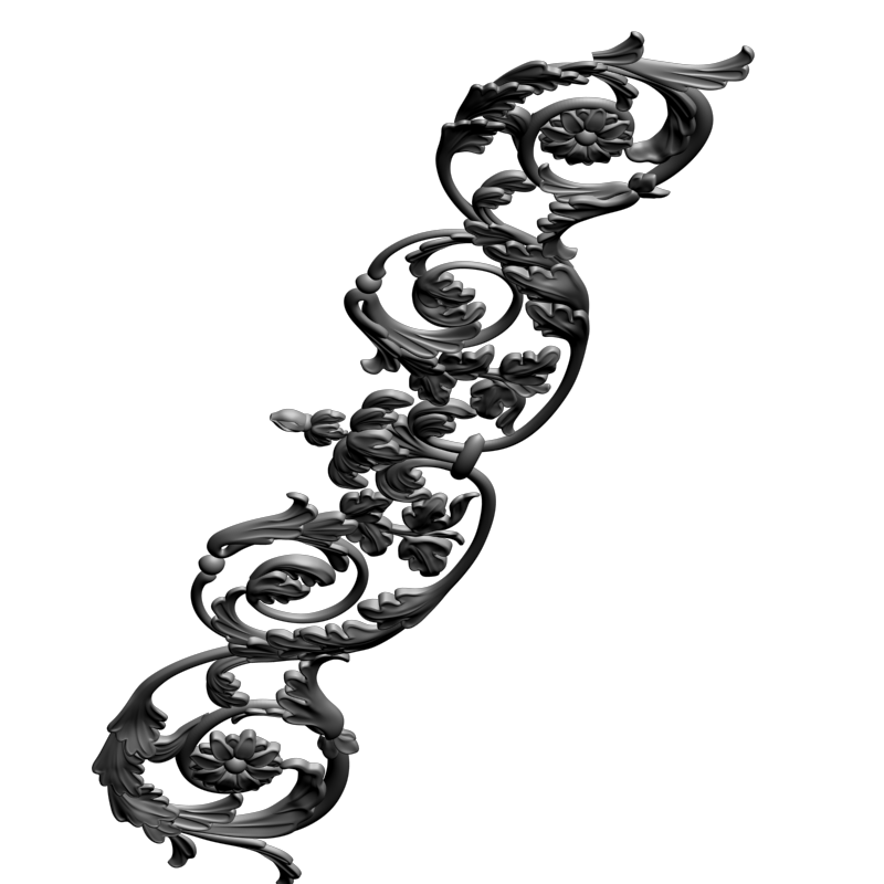 картинка Накладка декоративная D10-424 3D-STL.COM