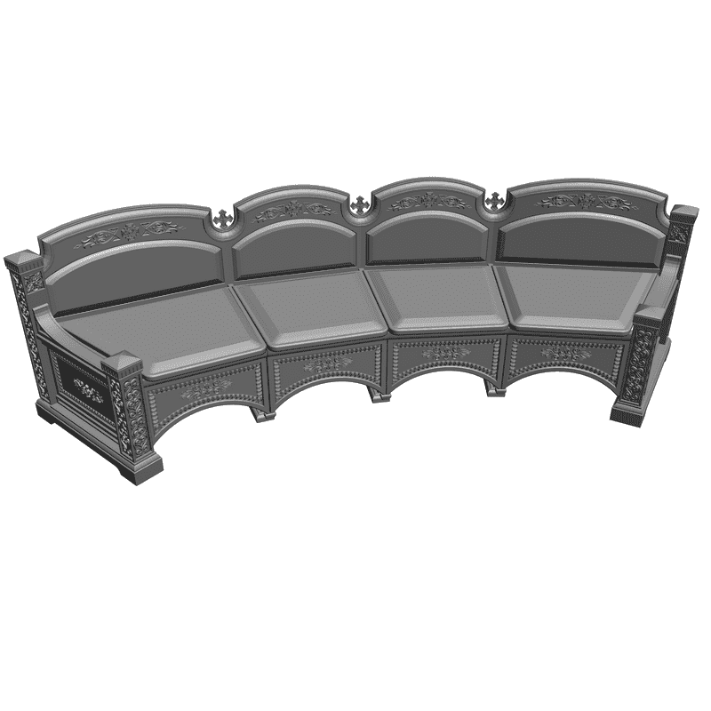 картинка Скамейка M7-005 3D-STL.COM