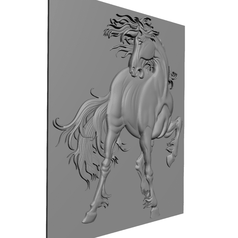 картинка Лошадь D12-338 3D-STL.COM
