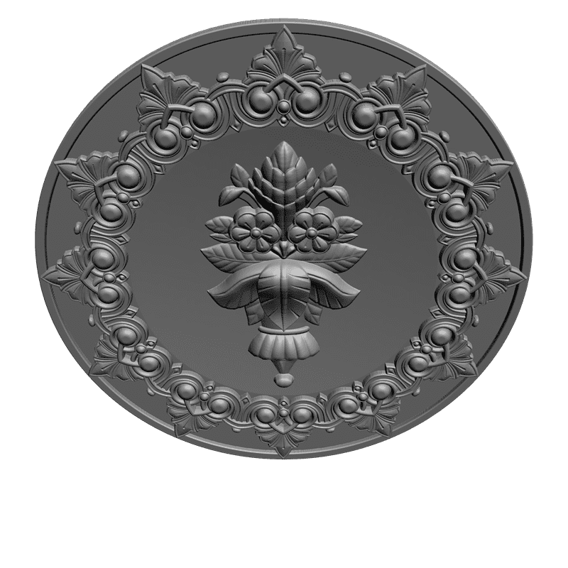 картинка Розетка резная D16-060 3D-STL.COM