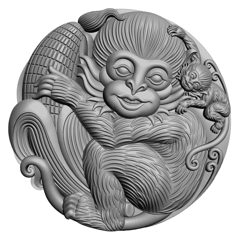 картинка Обезьяны F1-200 3D-STL.COM