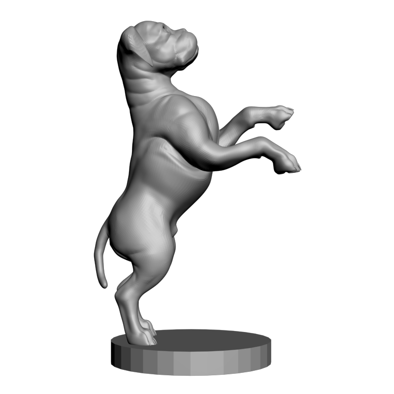 картинка Бульдог Стоя F1-187 3D-STL.COM