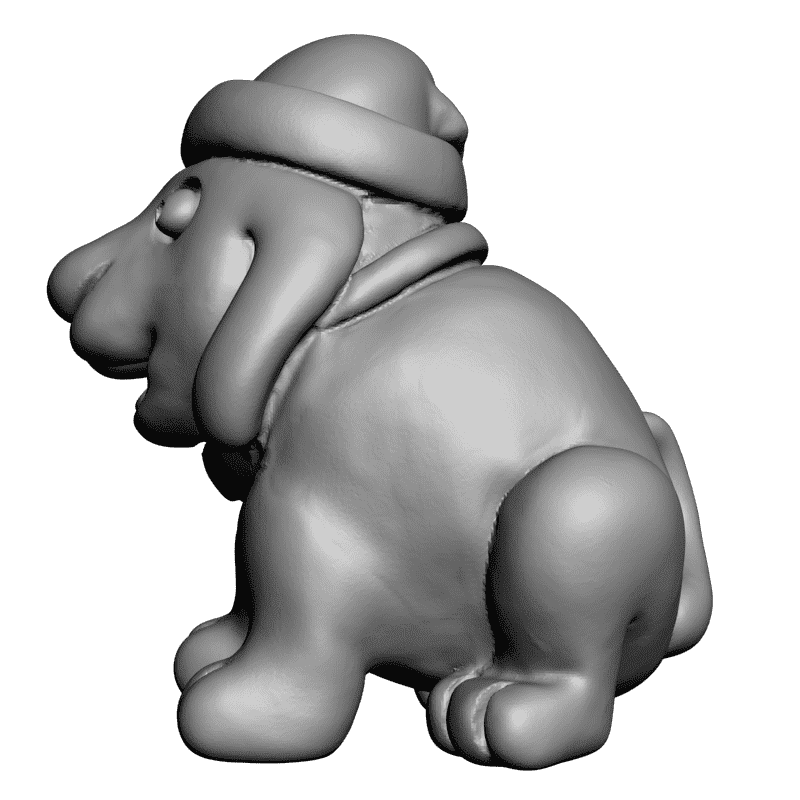 картинка Собака из Мультфильма PI1-257 3D-STL.COM