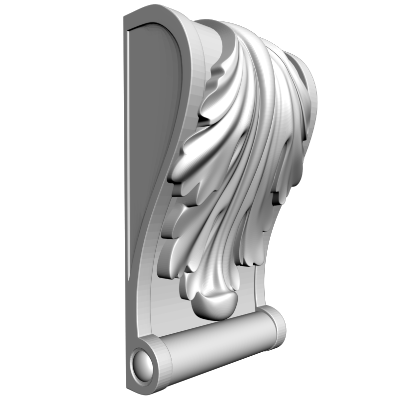 картинка Кронштейн резной D9-184 3D-STL.COM