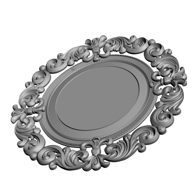 картинка Рамка резная под зеркало D14-679 3D-STL.COM