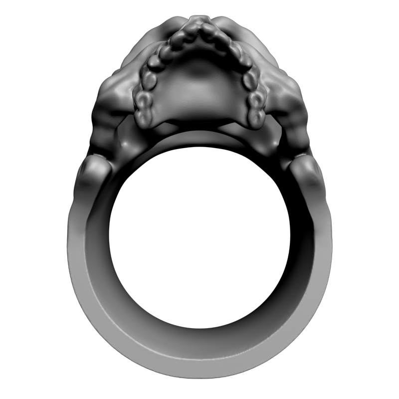 картинка Кольцо с черепом RY2-185 3D-STL.COM