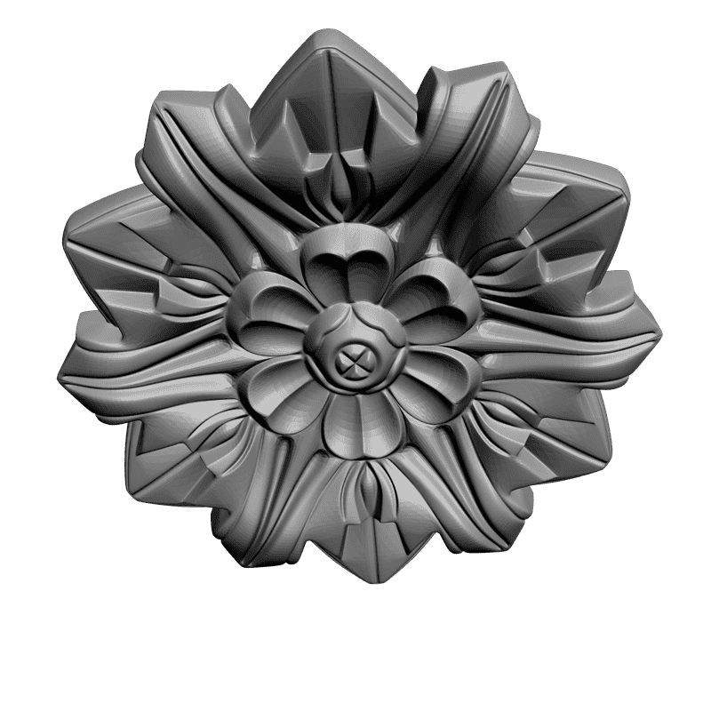 картинка Розетка резная D16-209 3D-STL.COM