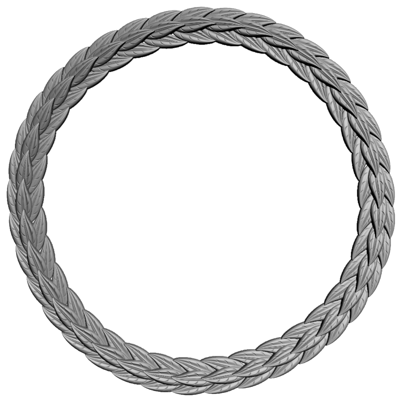картинка Рамка резная D14-653 3D-STL.COM