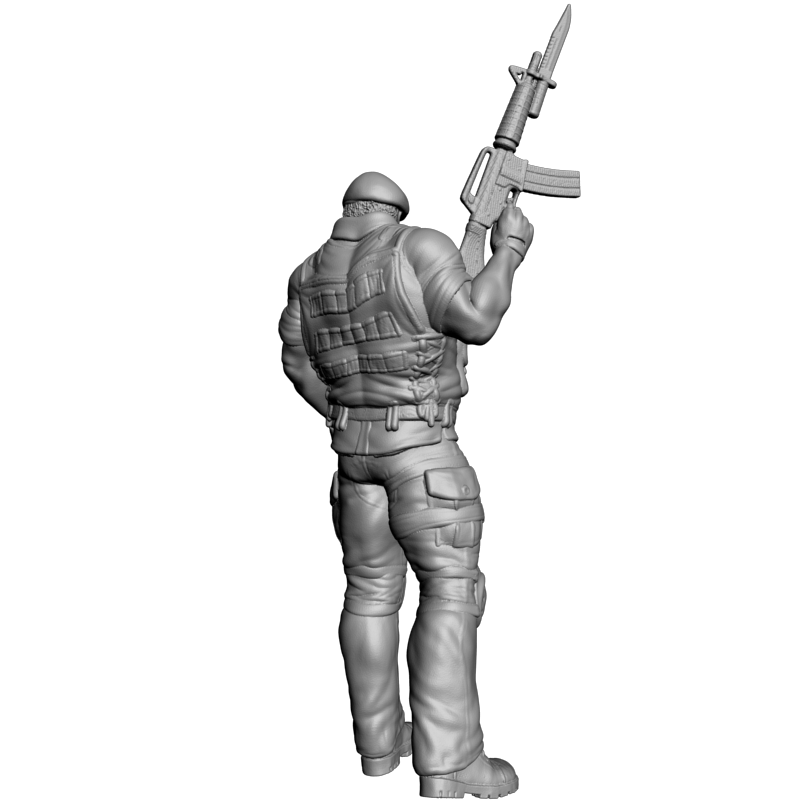 картинка Солдат L3-309 3D-STL.COM