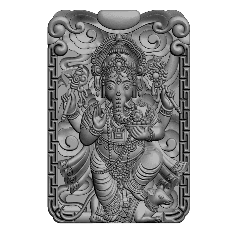 картинка Ганеша Бог-слон V9-066 3D-STL.COM