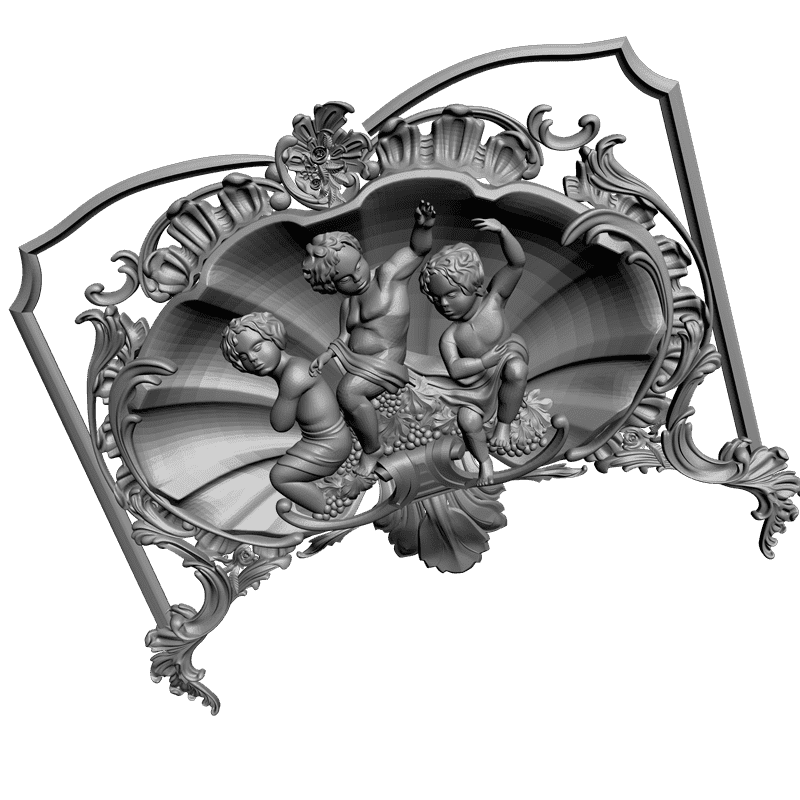 картинка Накладка резная D10-106 3D-STL.COM