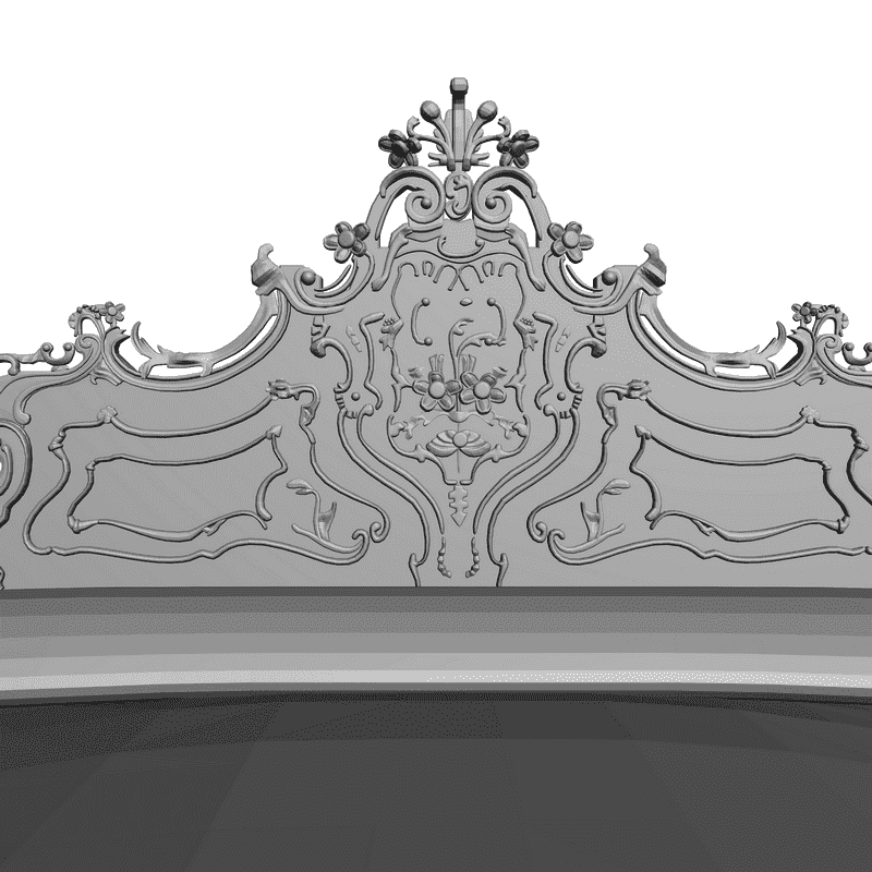 картинка Кровать M4-004 3D-STL.COM