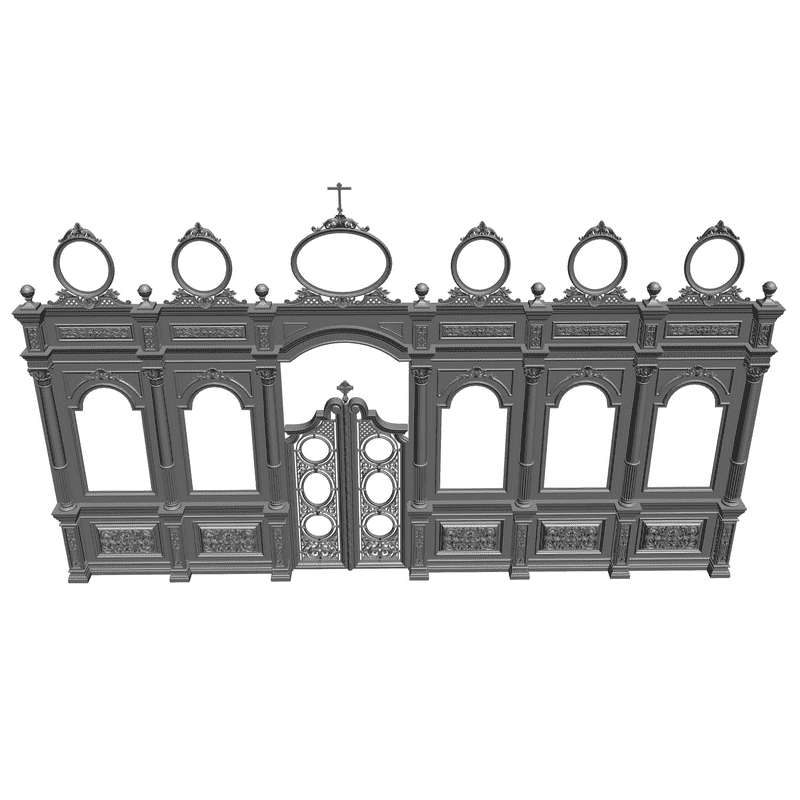 картинка Иконостас V2-001 3D-STL.COM
