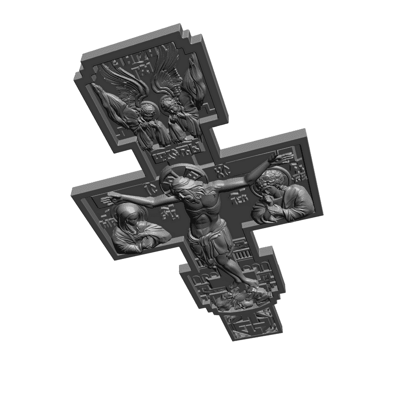 картинка Крестик RY4-002 3D-STL.COM