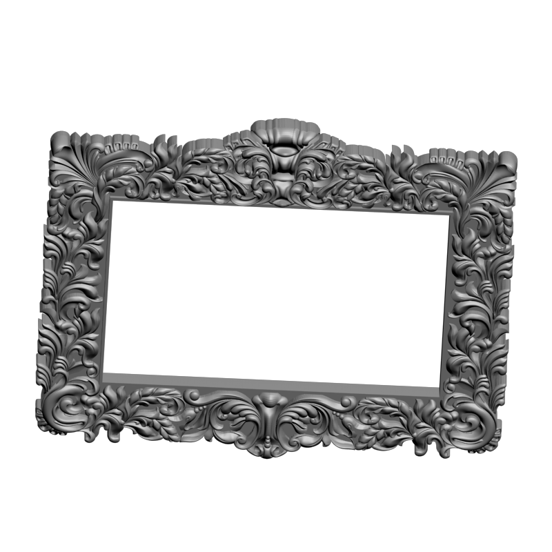 картинка Рама резная D14-493 3D-STL.COM