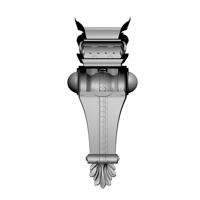 картинка Кронштейн резной D9-223 3D-STL.COM
