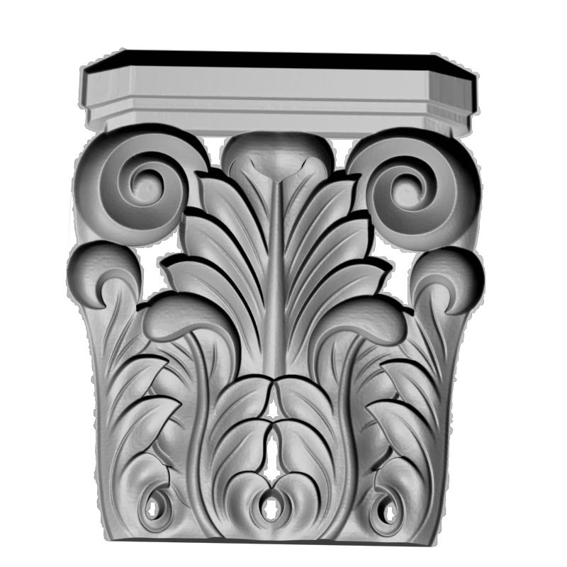 картинка Кронштейн резной D9-215 3D-STL.COM